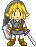 Link with sword (Black)