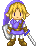 Link with sword (Purple)