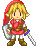 Link with sword (Red)